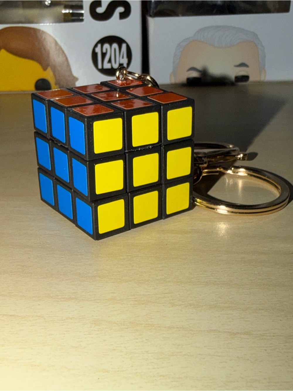 Mini Rubik's Cube Keychain - Picture 2 of 3